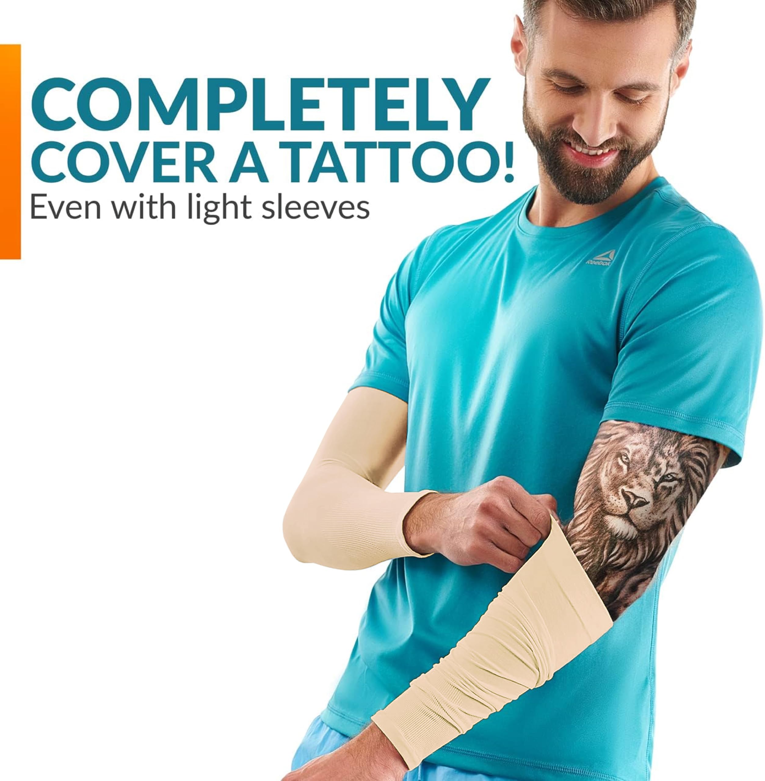 TRENDMALLS Arm Sleeves, Cooling UV Sun Protection Sports Compression for Men/Women/Kids - Image 5